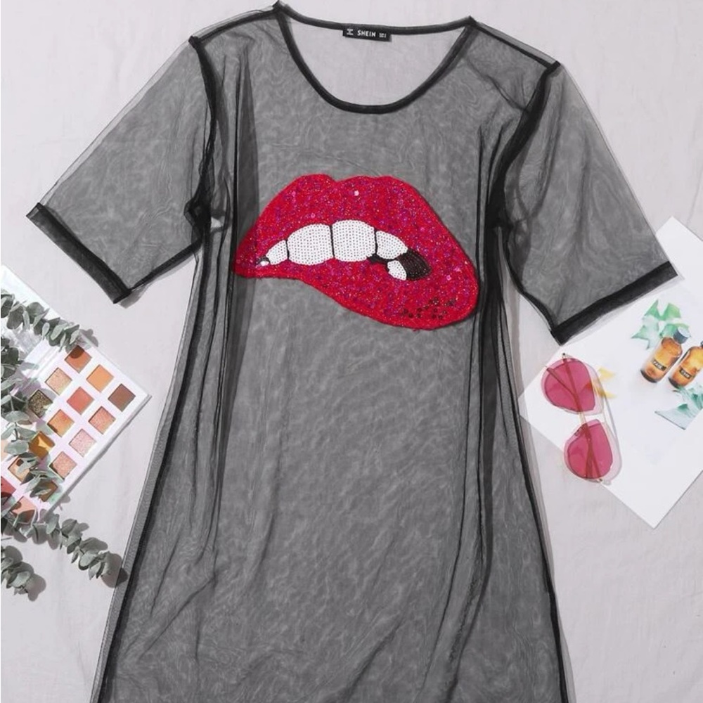 Sheer shirt
